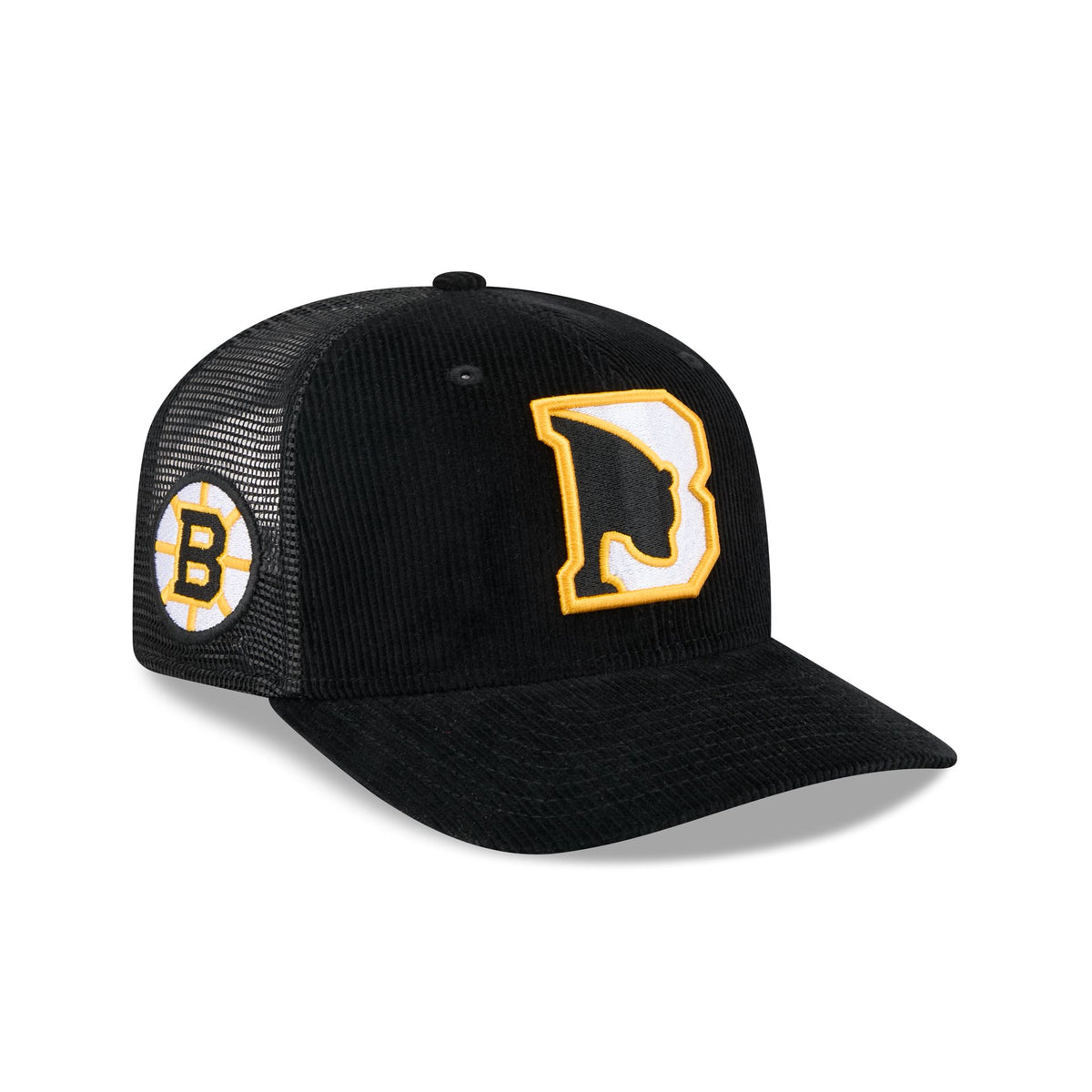 Boston Bruins Deceptor Corduroy 9SEVENTY Trucker Hat