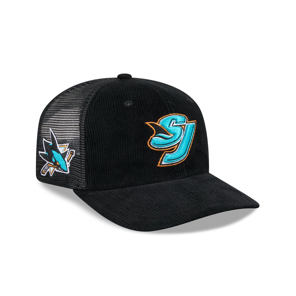 San Jose Sharks Deceptor Corduroy 9SEVENTY Trucker Hat