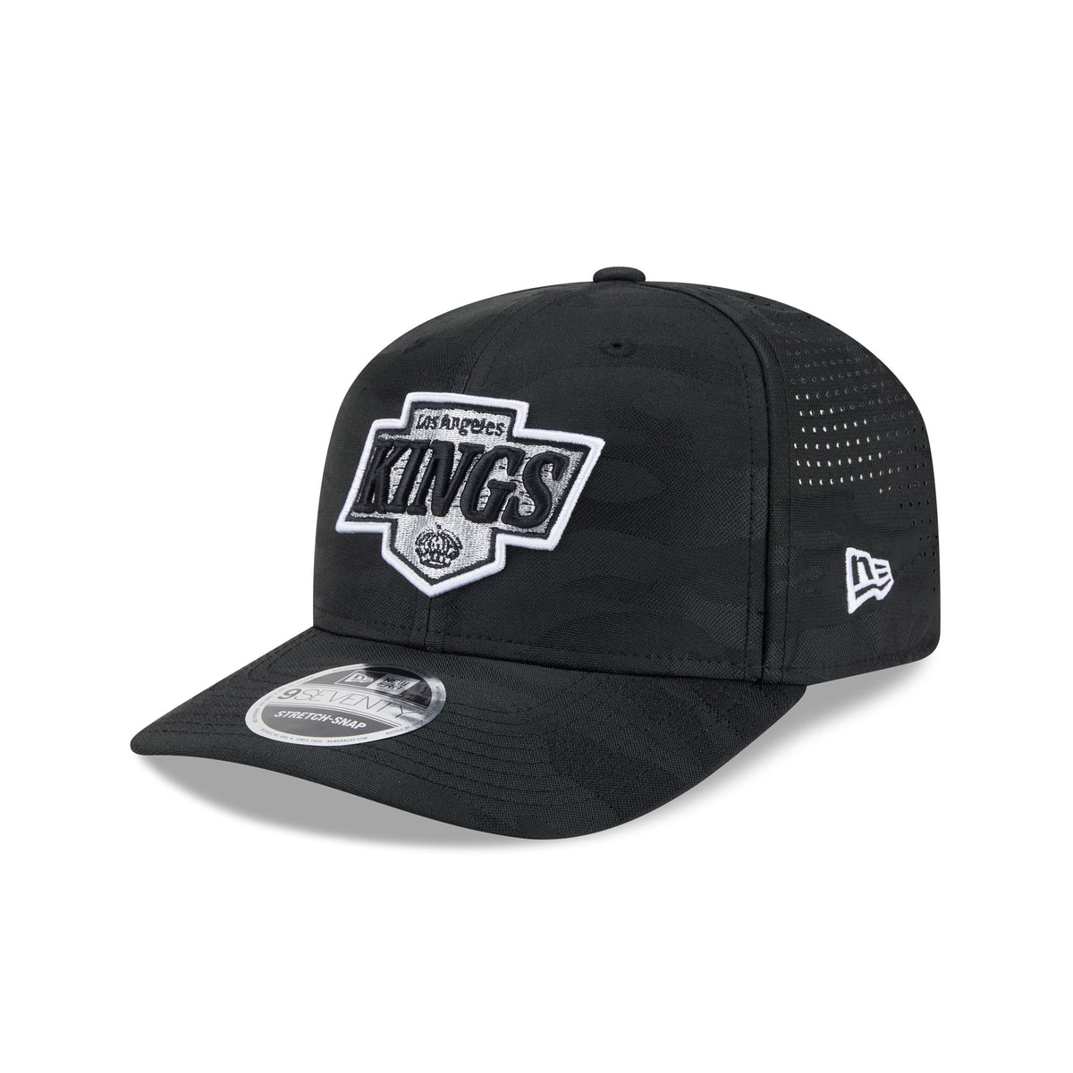 Los Angeles Kings Black Camo Performance 9SEVENTY Stretch-Snap Hat