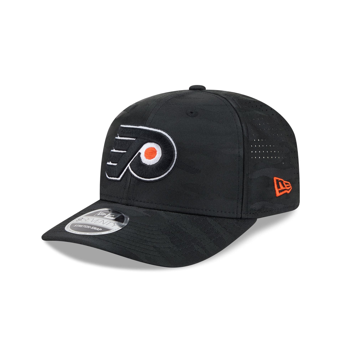 Philadelphia Flyers Black Camo Performance 9SEVENTY Stretch-Snap Hat