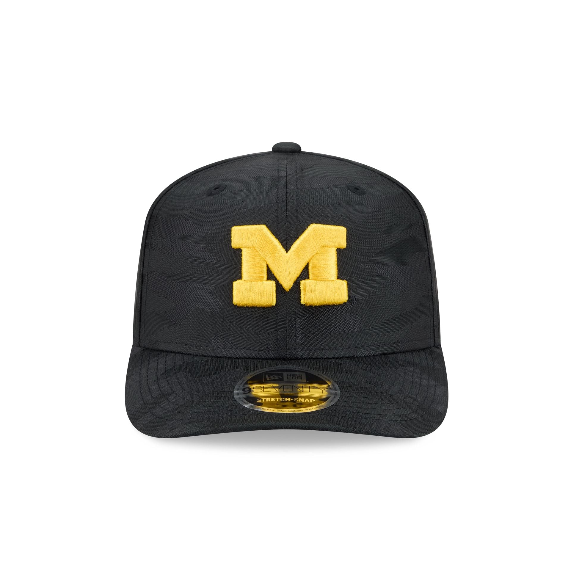 Michigan Wolverines Black Camo Performance 9SEVENTY Stretch-Snap Hat