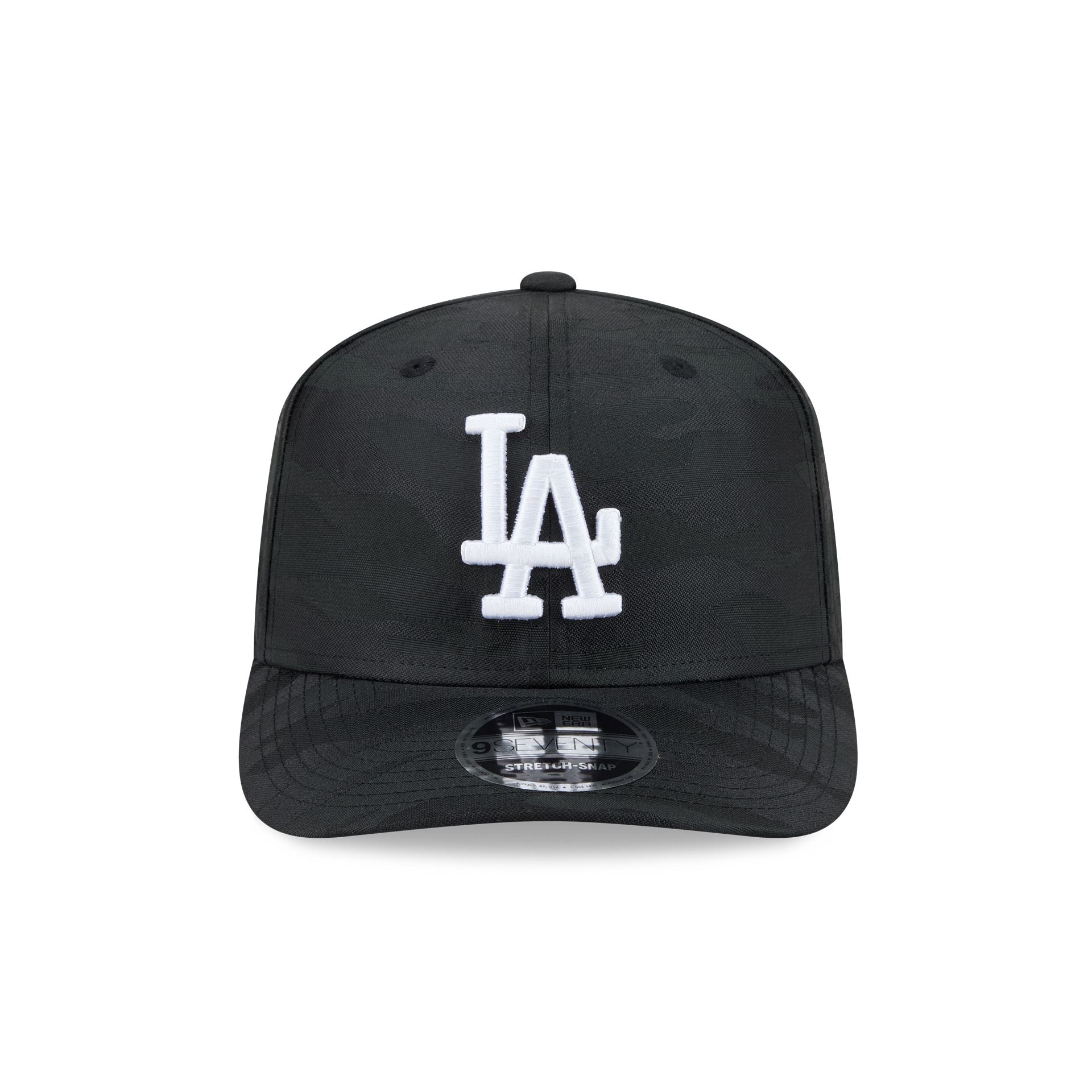 Los Angeles Dodgers Black Camo Performance 9SEVENTY Stretch-Snap Hat