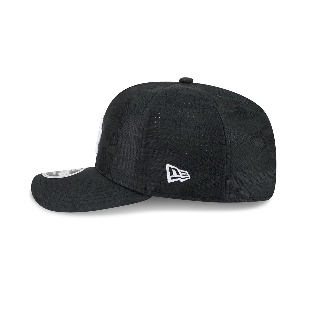 Los Angeles Dodgers Black Camo Performance 9SEVENTY Stretch-Snap Hat