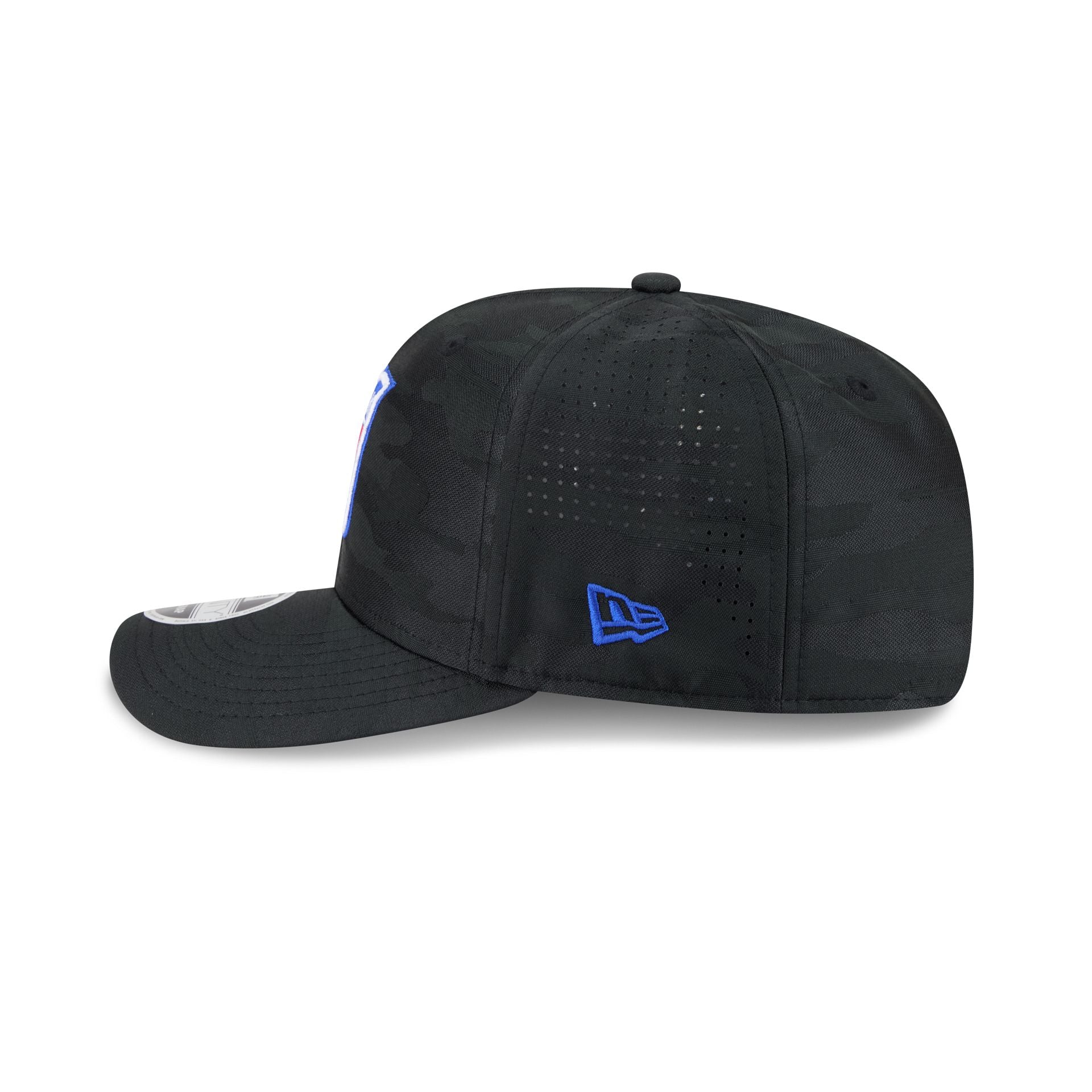 New York Rangers Black Camo Performance 9SEVENTY Stretch-Snap Hat