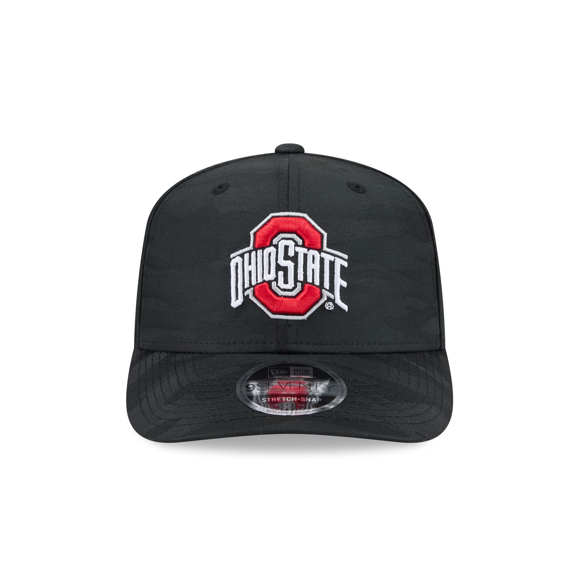 Ohio State Buckeyes Black Camo Performance 9SEVENTY Stretch-Snap Hat