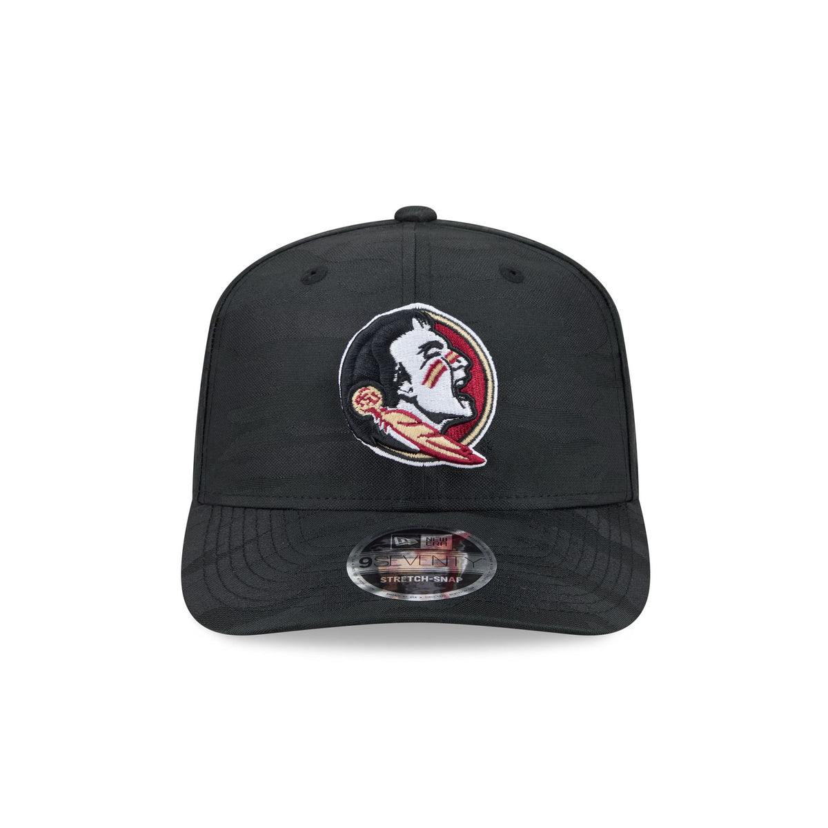 Florida State Seminoles Black Camo Performance 9SEVENTY Stretch-Snap Hat