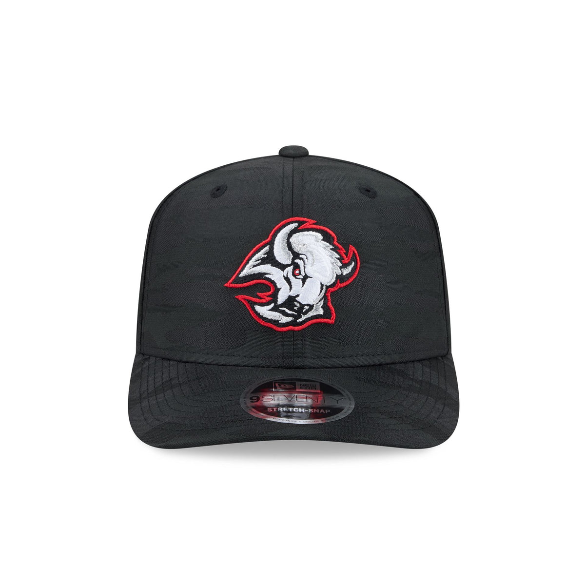 Buffalo Sabres Black Camo Performance 9SEVENTY Stretch-Snap Hat