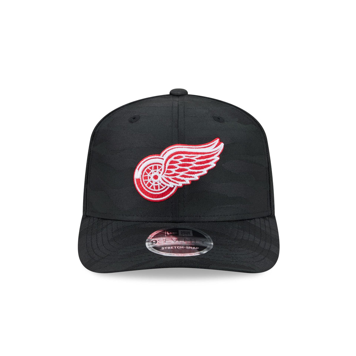 Detroit Red Wings Black Camo Performance 9SEVENTY Stretch-Snap Hat