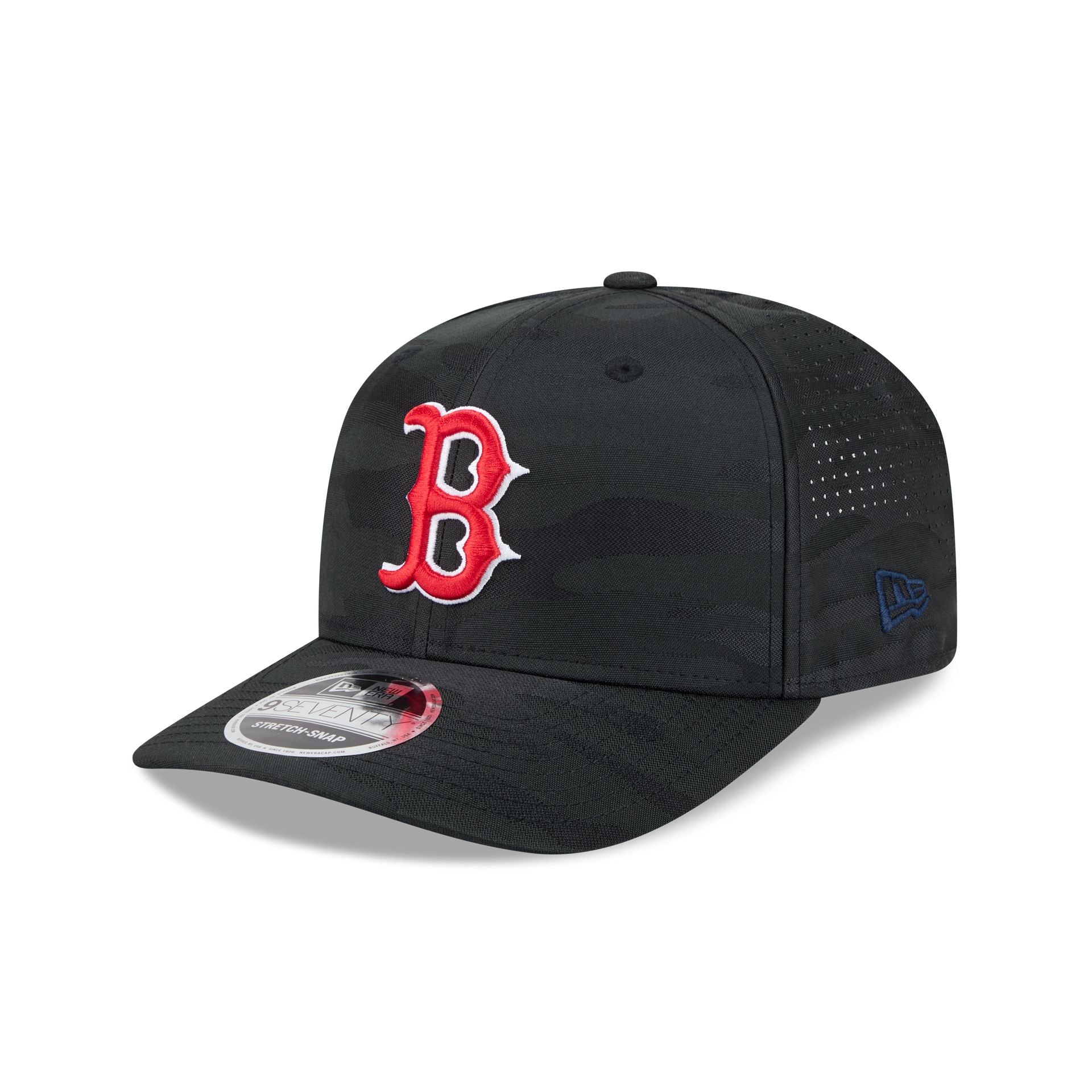 Boston Red Sox Black Camo Performance 9SEVENTY Stretch-Snap Hat