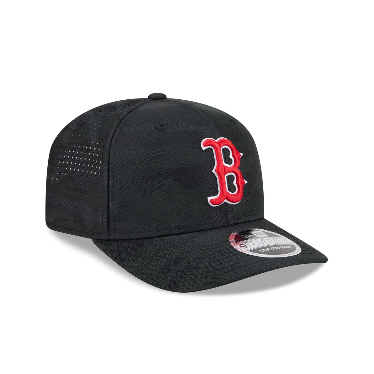 Boston Red Sox Black Camo Performance 9SEVENTY Stretch-Snap Hat