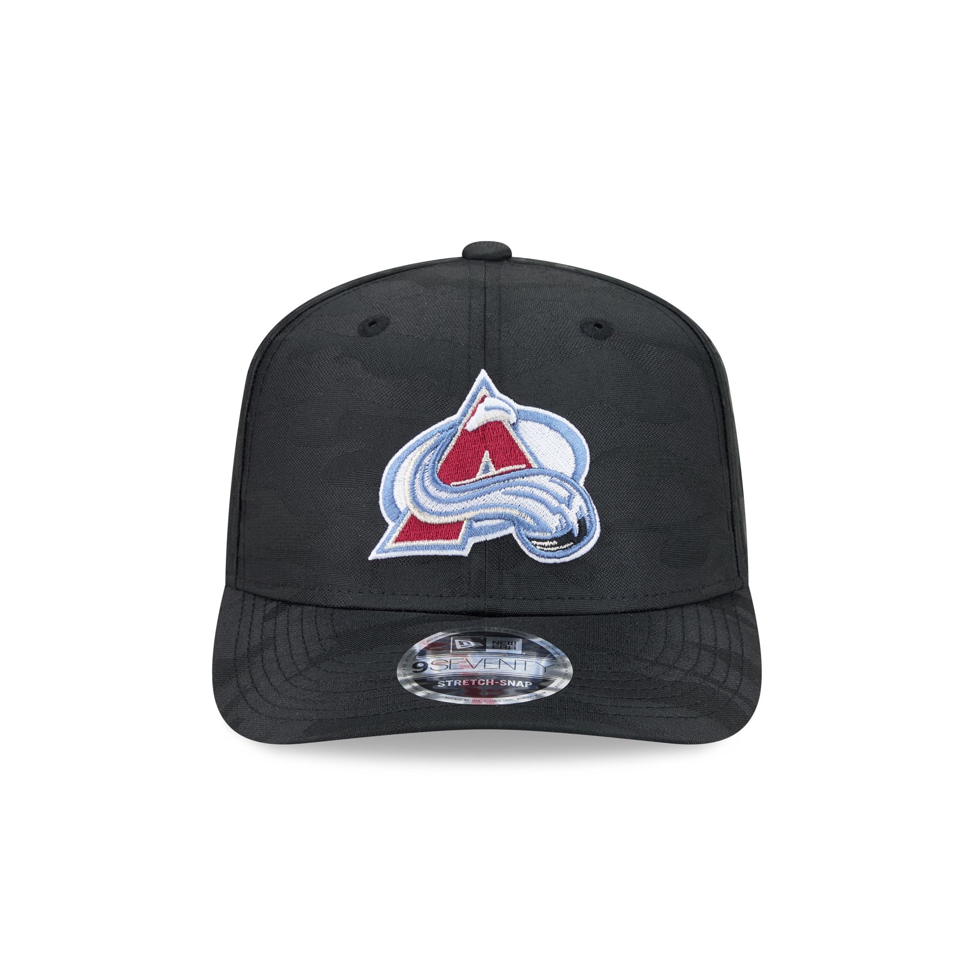 Colorado Avalanche Black Camo Performance 9SEVENTY Stretch-Snap Hat