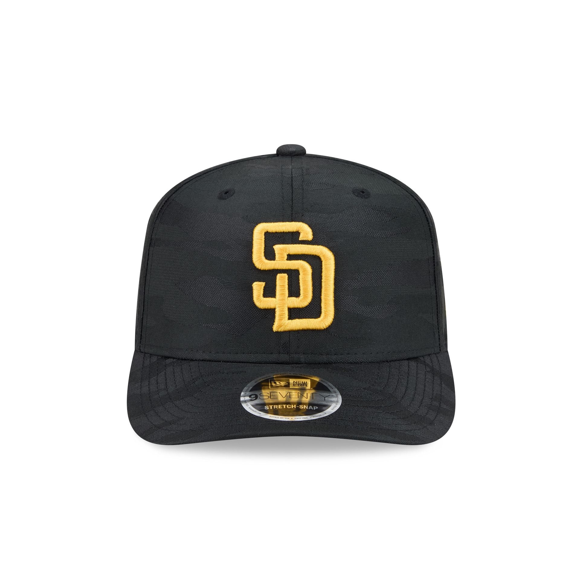 San Diego Padres Black Camo Performance 9SEVENTY Stretch-Snap Hat