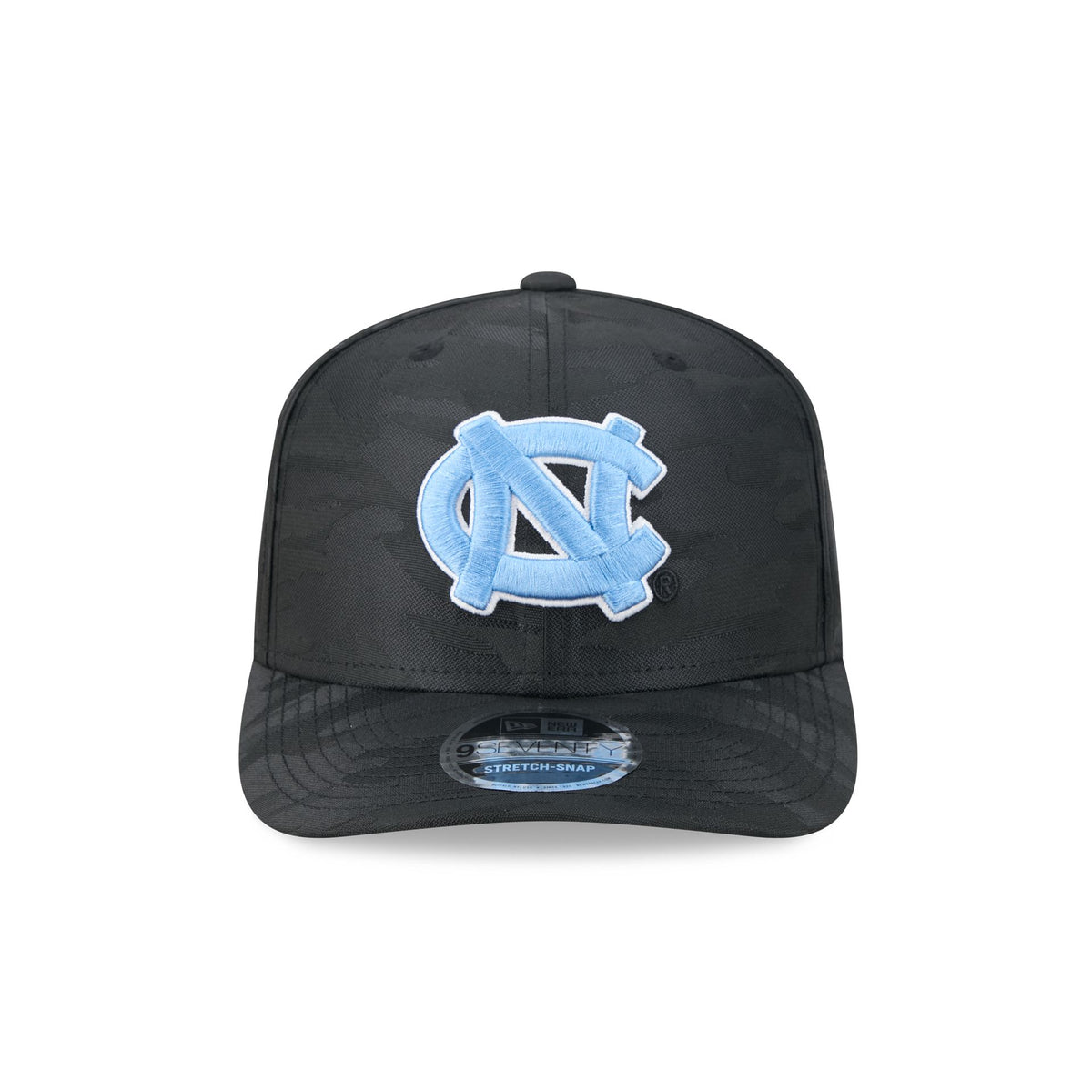 North Carolina Tar Heels Black Camo Performance 9SEVENTY Stretch-Snap Hat