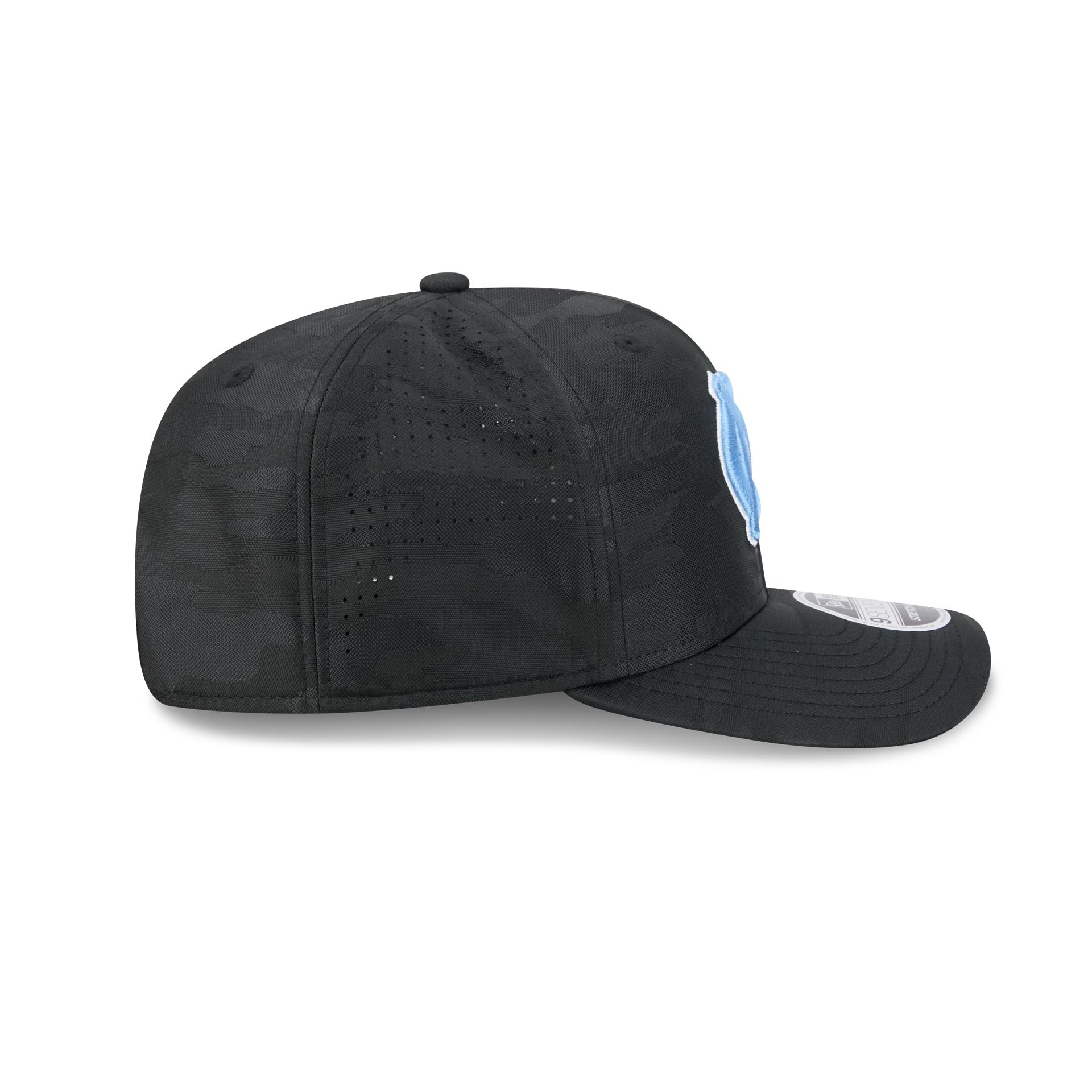 North Carolina Tar Heels Black Camo Performance 9SEVENTY Stretch-Snap Hat