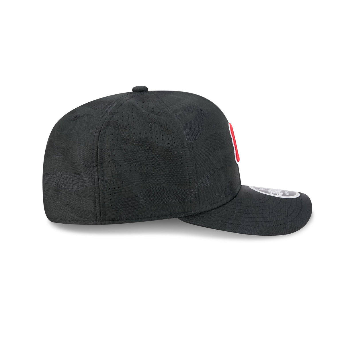 Chicago Cubs Black Camo Performance 9SEVENTY Stretch-Snap Hat