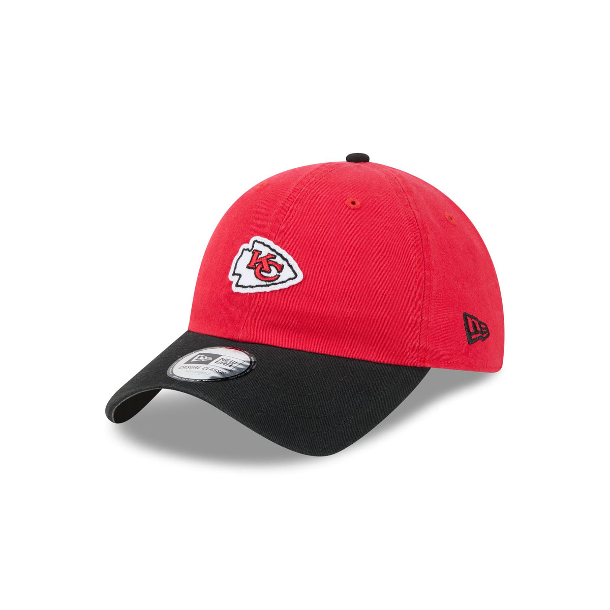 Kansas City Chiefs Mini Logo Two Tone Casual Classic Adjustable Hat
