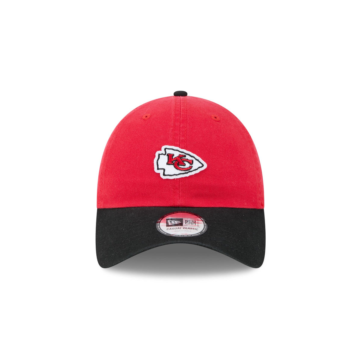 Kansas City Chiefs Mini Logo Two Tone Casual Classic Adjustable Hat