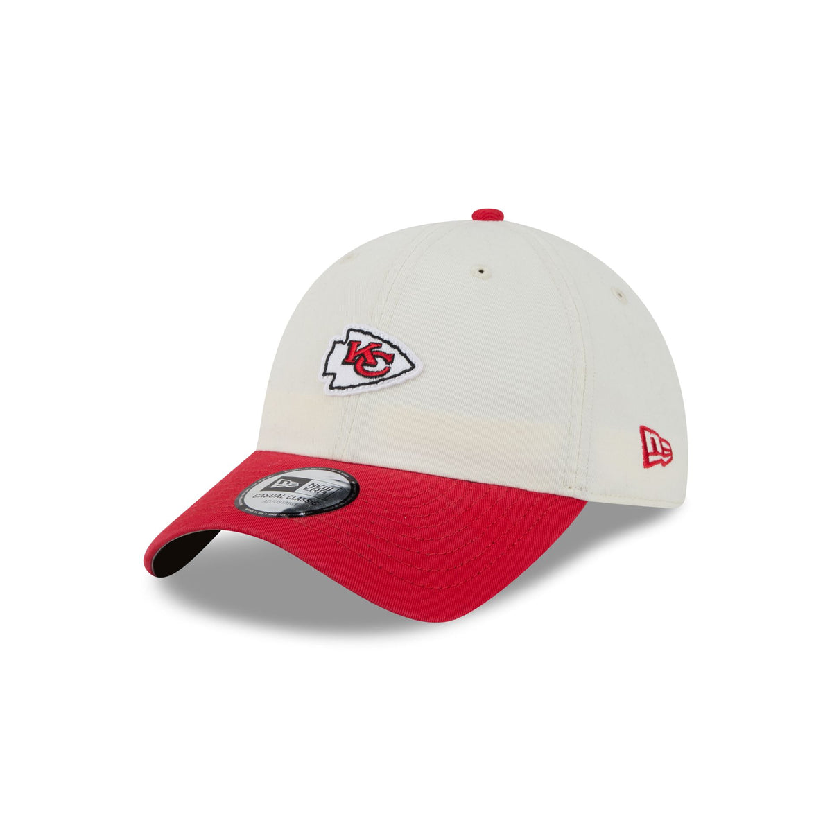Kansas City Chiefs Mini Logo Chrome White Casual Classic Adjustable Hat