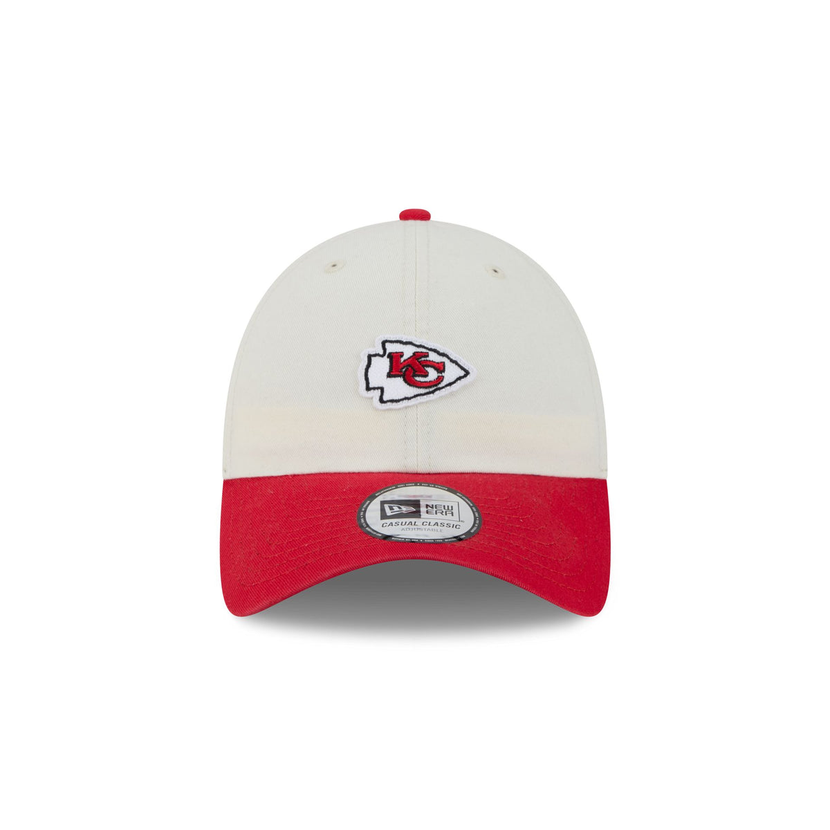 Kansas City Chiefs Mini Logo Chrome White Casual Classic Adjustable Hat