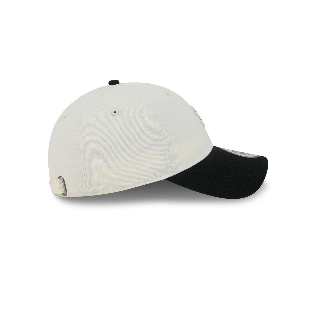 Pittsburgh Steelers Mini Logo Chrome White Casual Classic Adjustable Hat