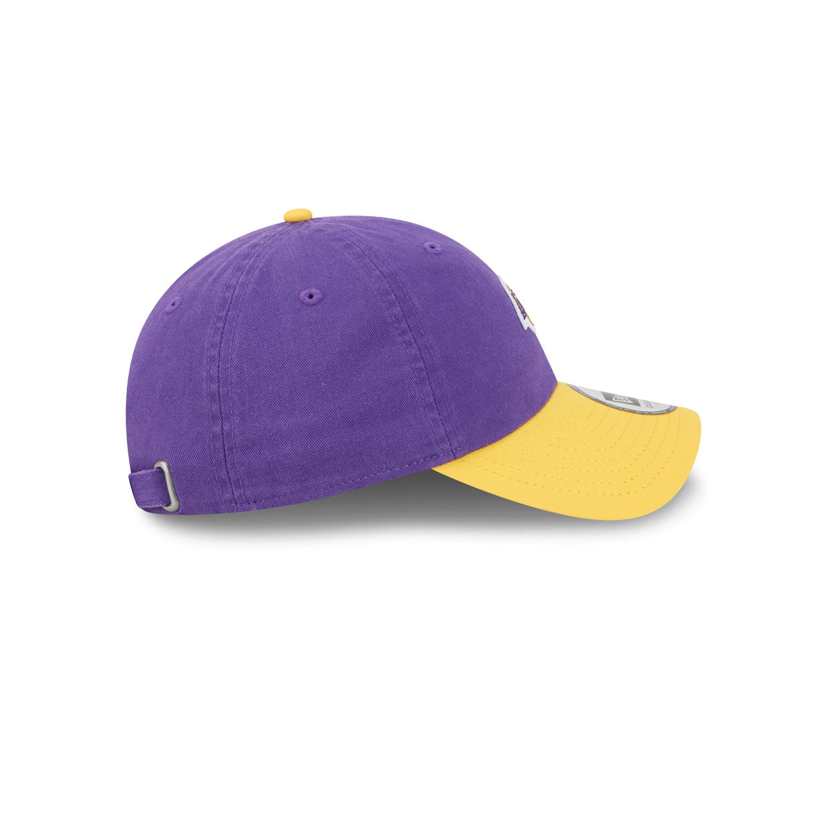 Los Angeles Lakers Mini Logo Two Tone Casual Classic Adjustable Hat