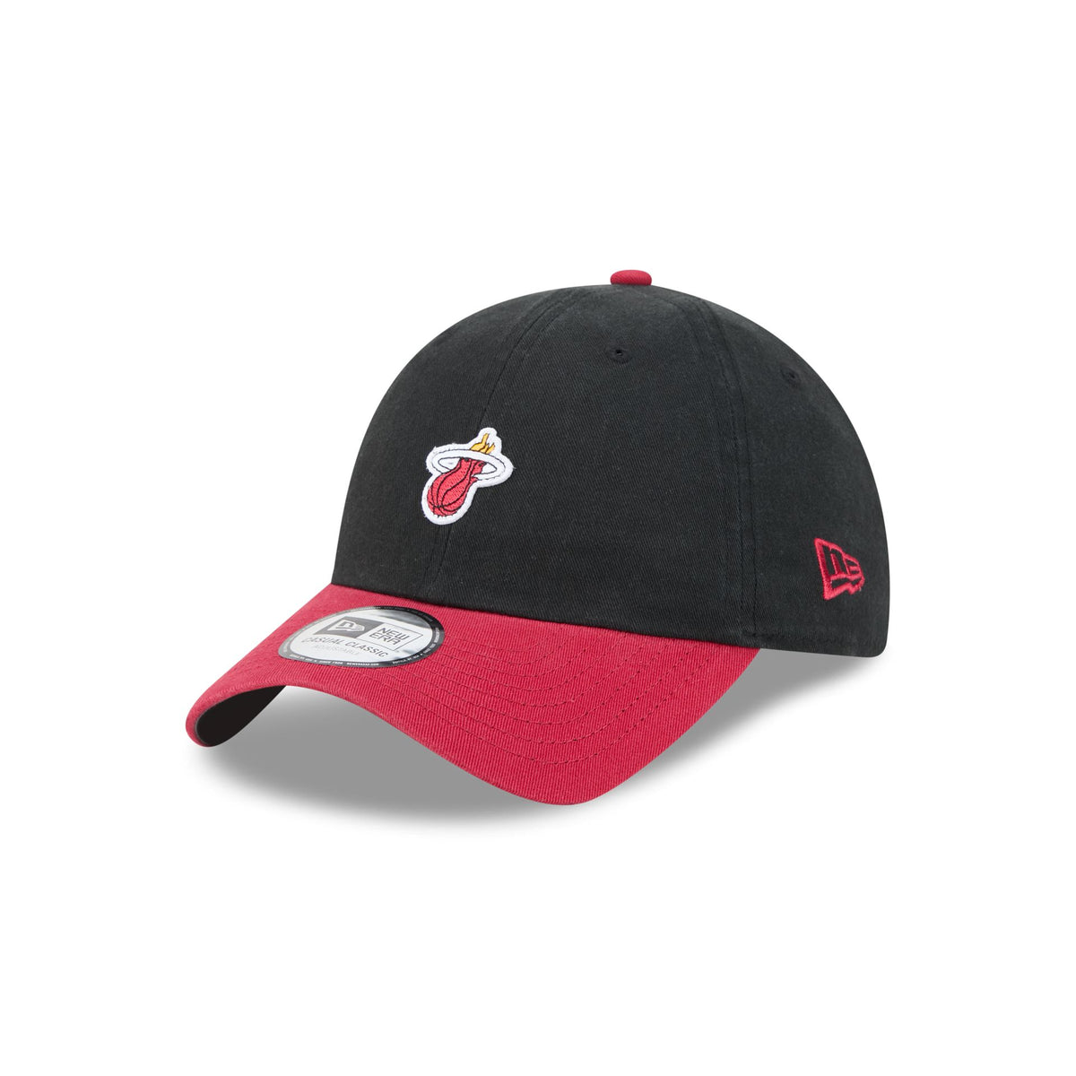 Miami Heat Mini Logo Two Tone Casual Classic Adjustable Hat
