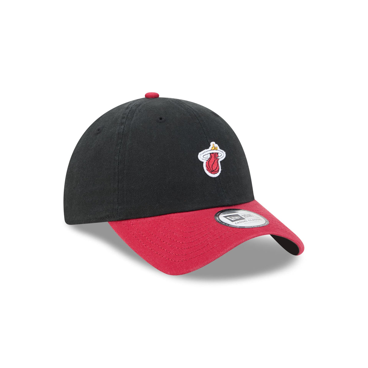 Miami Heat Mini Logo Two Tone Casual Classic Adjustable Hat