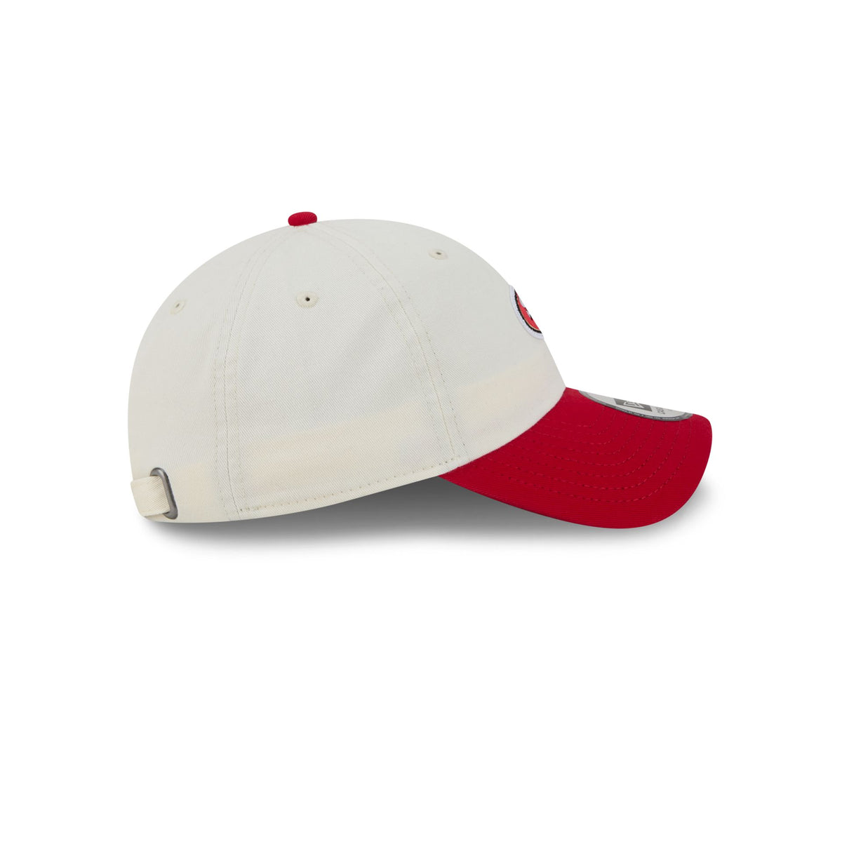 San Francisco 49ers Mini Logo Chrome White Casual Classic Adjustable Hat