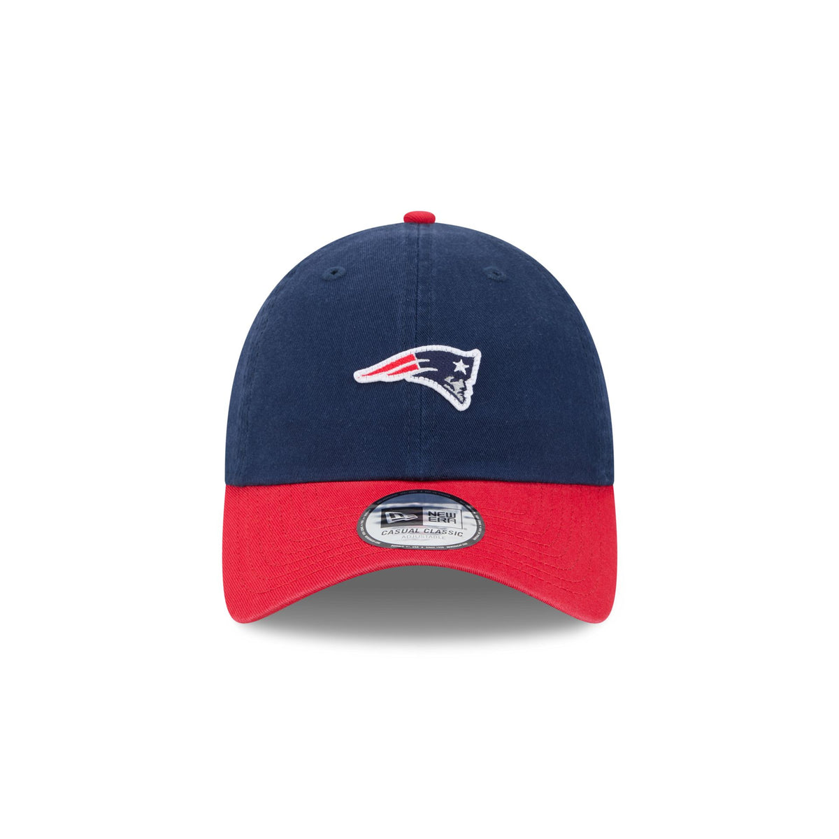 New England Patriots Mini Logo Two Tone Casual Classic Adjustable Hat