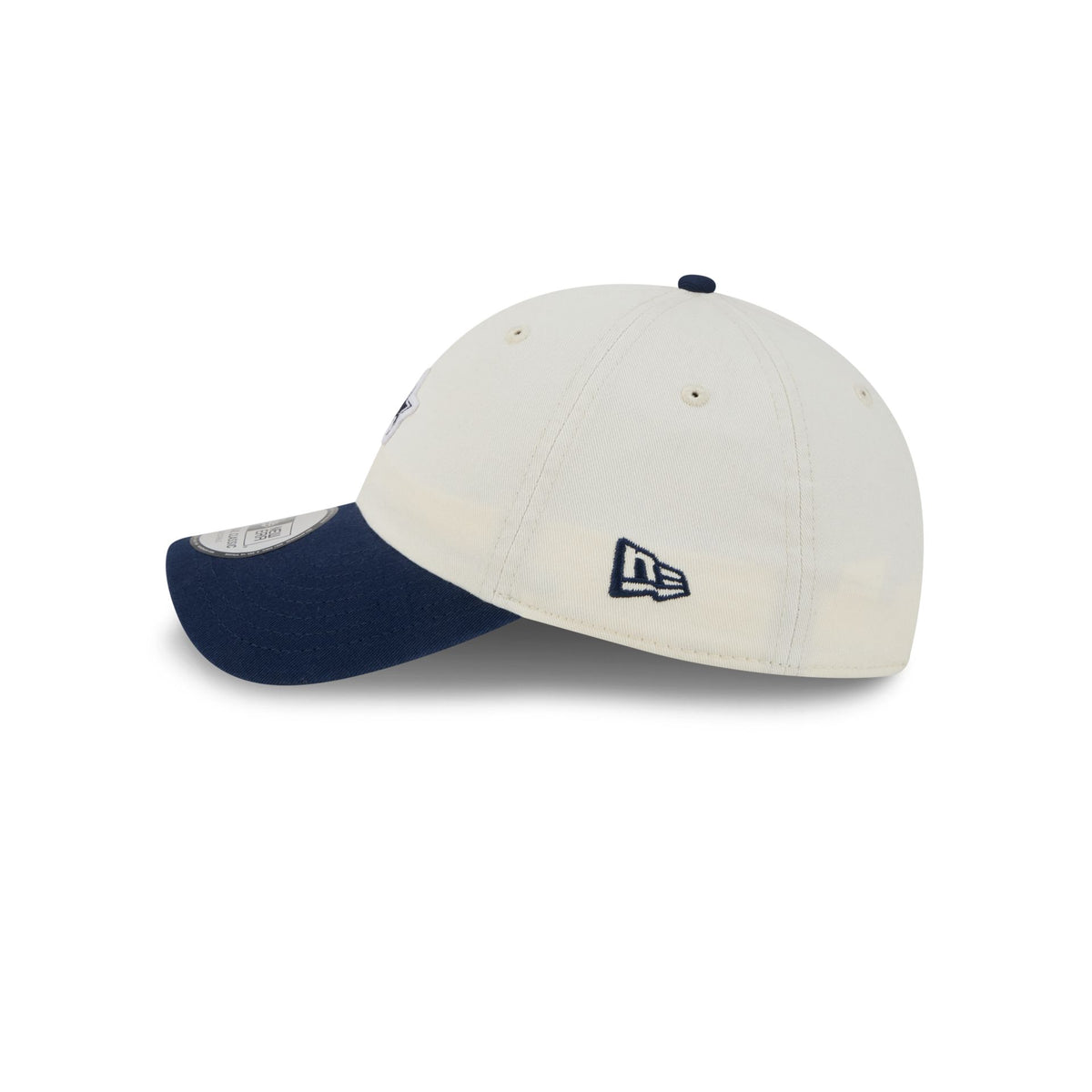 Dallas Cowboys Mini Logo Chrome White Casual Classic Adjustable Hat