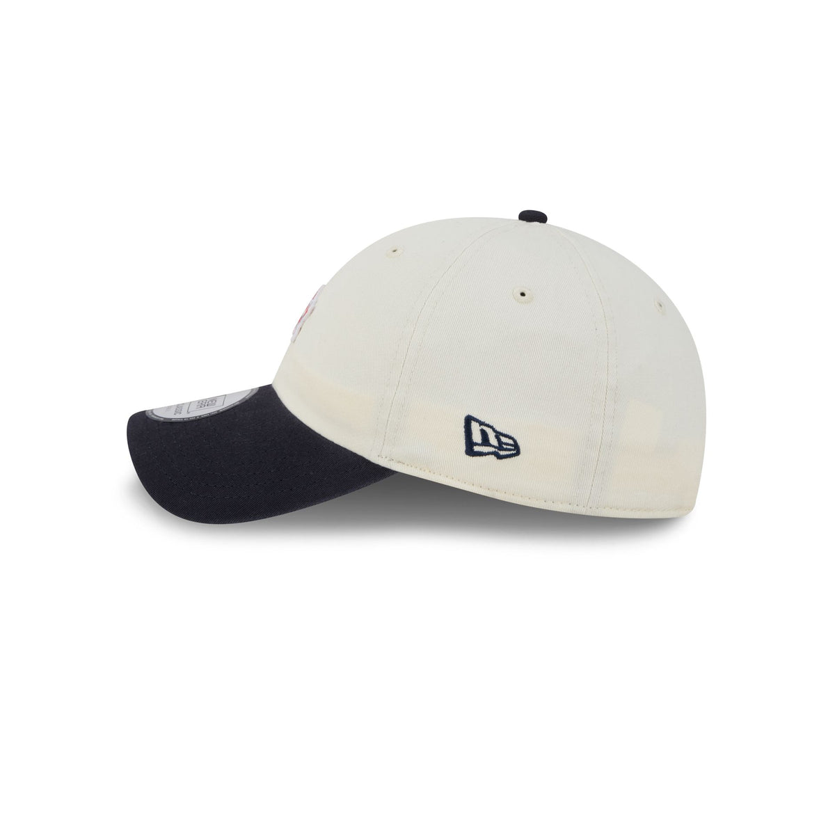 Houston Astros Mini Logo Chrome White Casual Classic Adjustable Hat