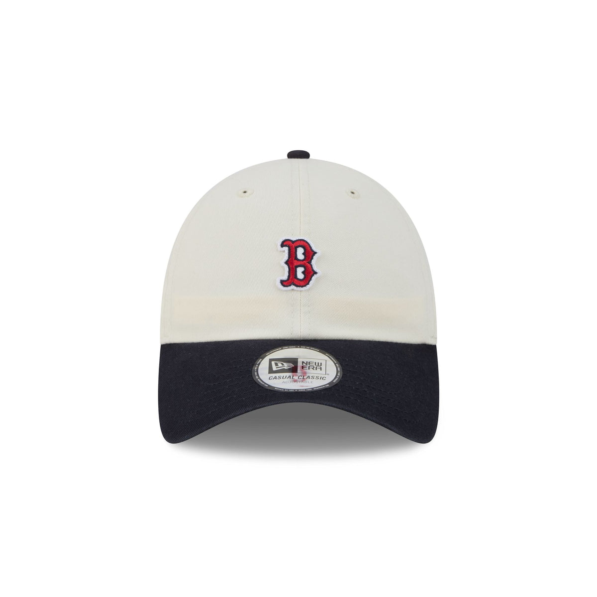 Boston Red Sox Mini Logo Chrome White Casual Classic Adjustable Hat