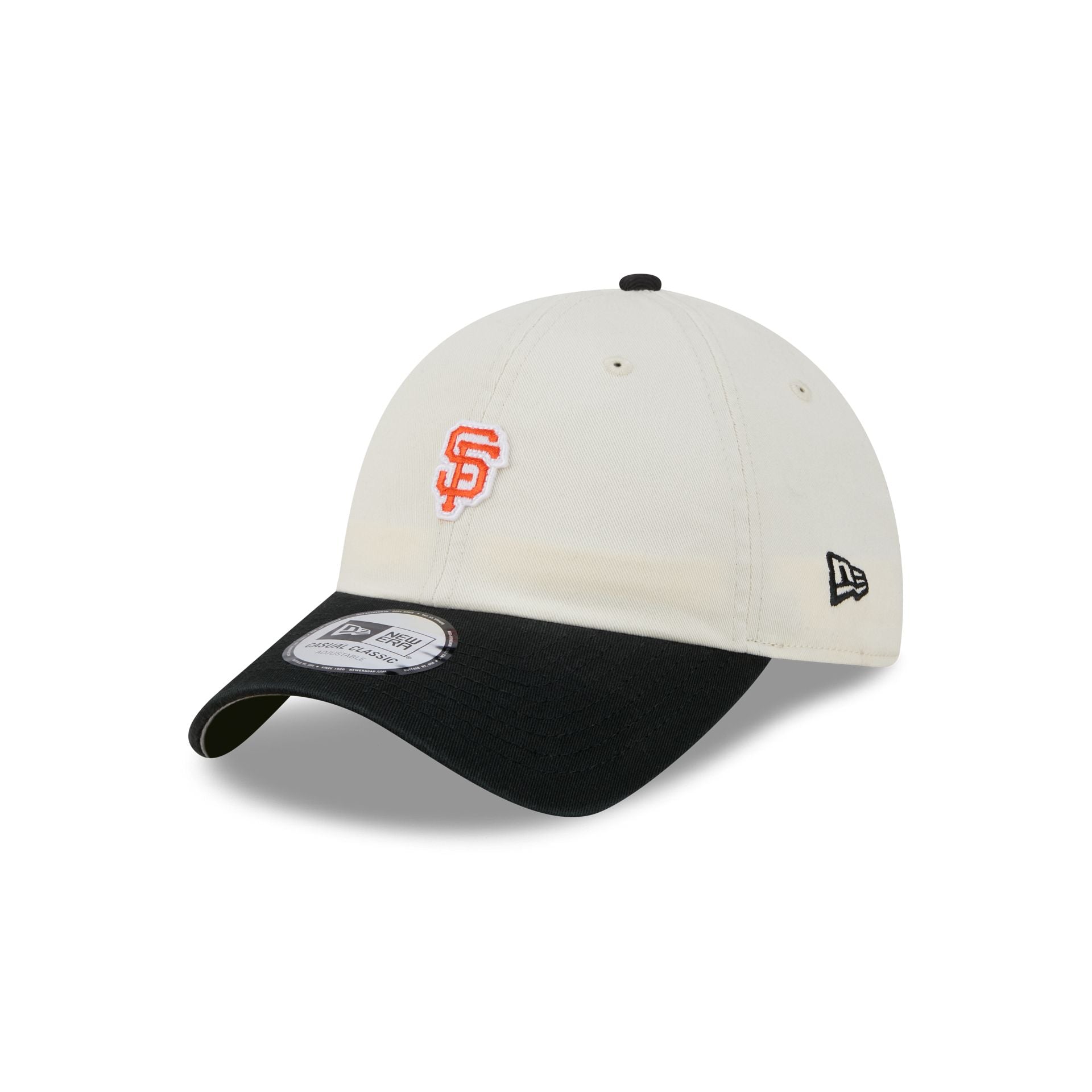 San Francisco Giants Mini Logo Chrome White Casual Classic Adjustable Hat