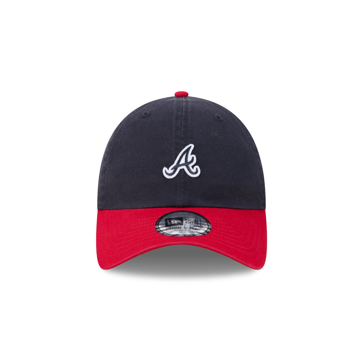 Atlanta Braves Mini Logo Two Tone Casual Classic Adjustable Hat