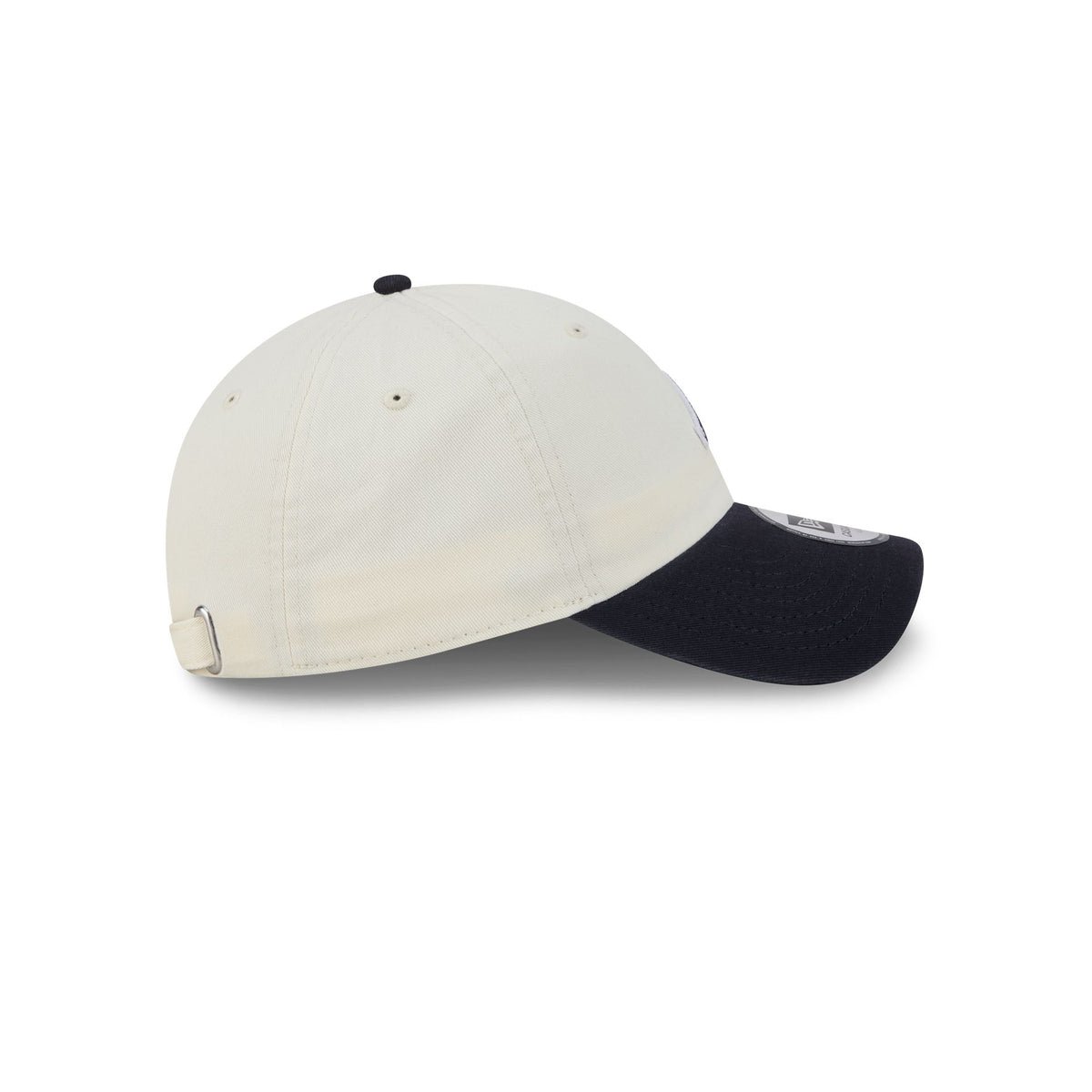 Atlanta Braves Mini Logo Chrome White Casual Classic Adjustable Hat