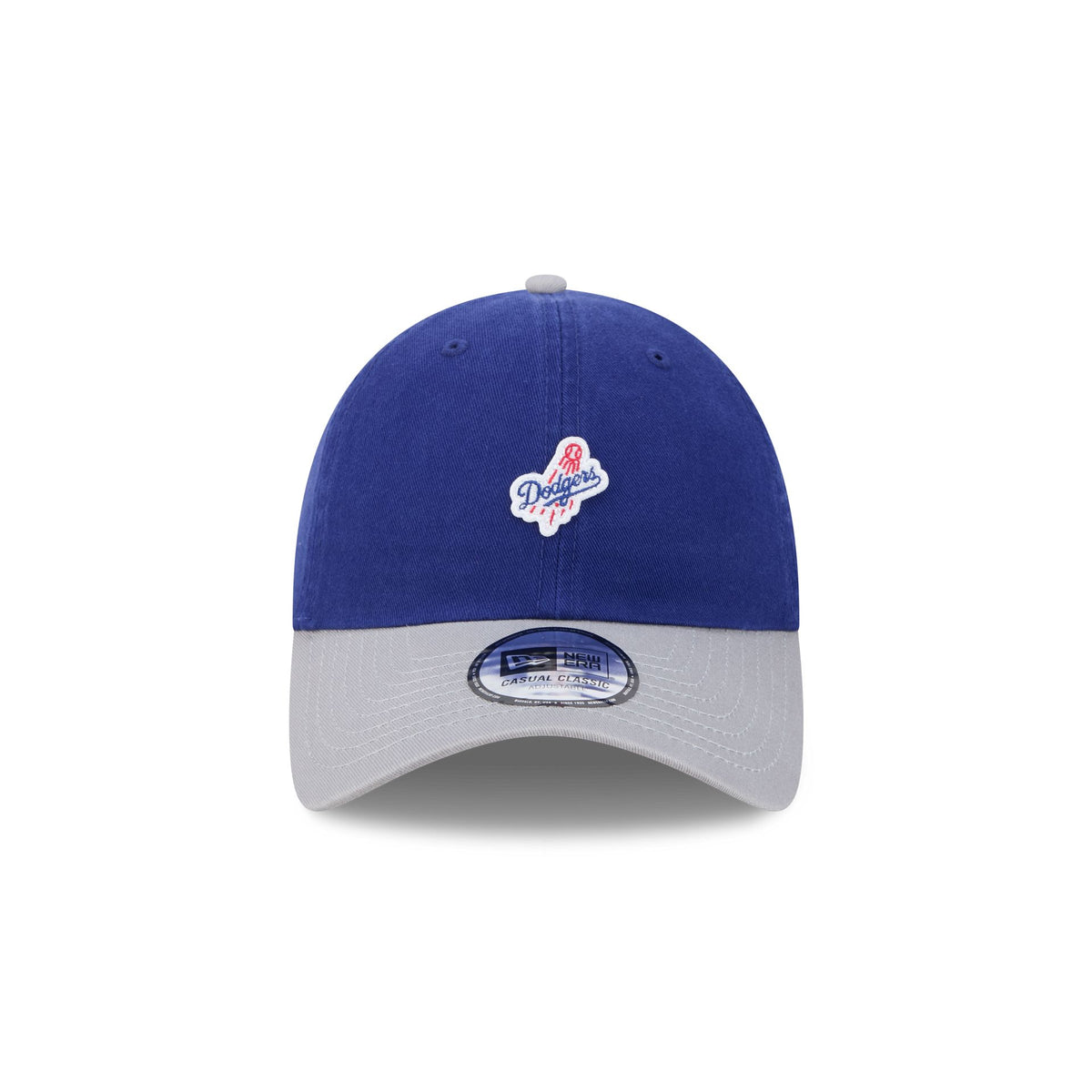 Los Angeles Dodgers Mini Logo Two Tone Casual Classic Adjustable Hat