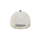 Los Angeles Dodgers Mini Logo Chrome White Casual Classic Adjustable Hat