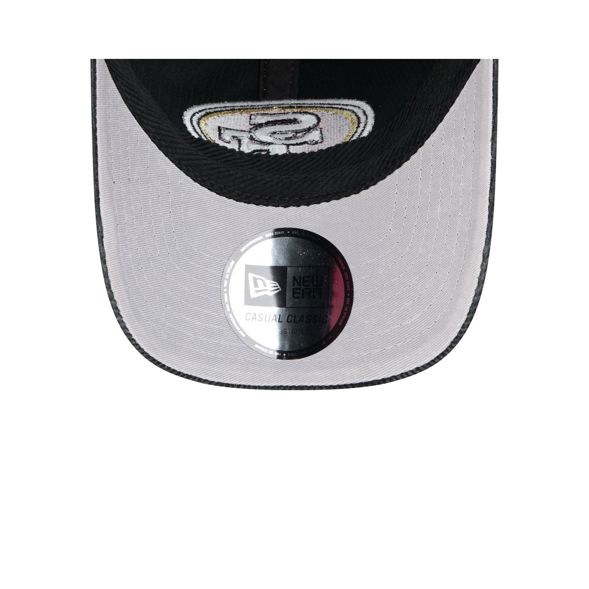 San Francisco 49ers Washed Black Corduroy Casual Classic Adjustable Hat