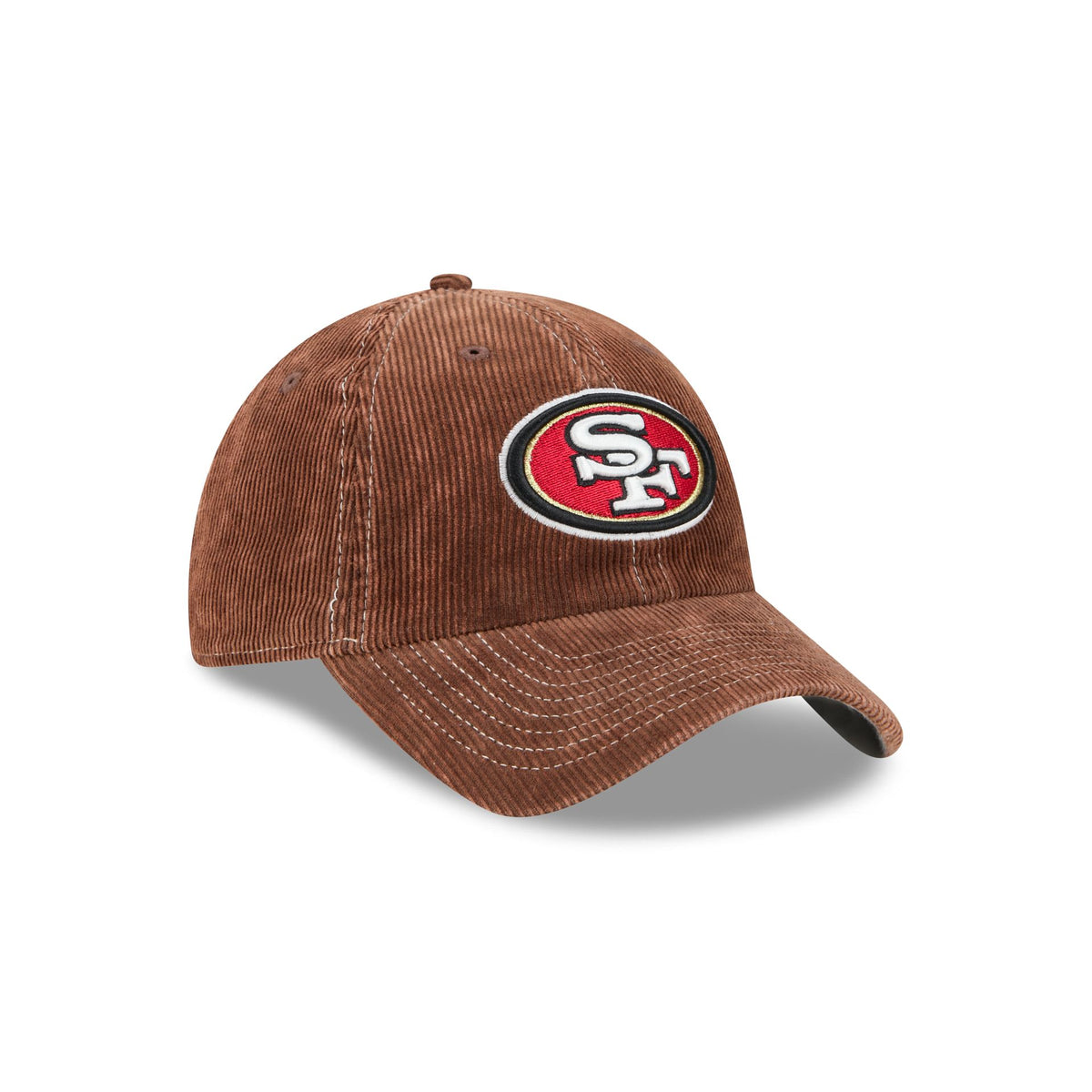 San Francisco 49ers Washed Brown Corduroy Casual Classic Adjustable Hat