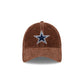 Dallas Cowboys Washed Brown Corduroy Casual Classic Adjustable Hat
