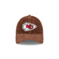 Kansas City Chiefs Washed Brown Corduroy Casual Classic Adjustable Hat