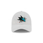 San Jose Sharks Washed Corduroy Casual Classic Adjustable Hat