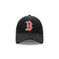 Boston Red Sox Washed Black Corduroy Casual Classic Adjustable Hat