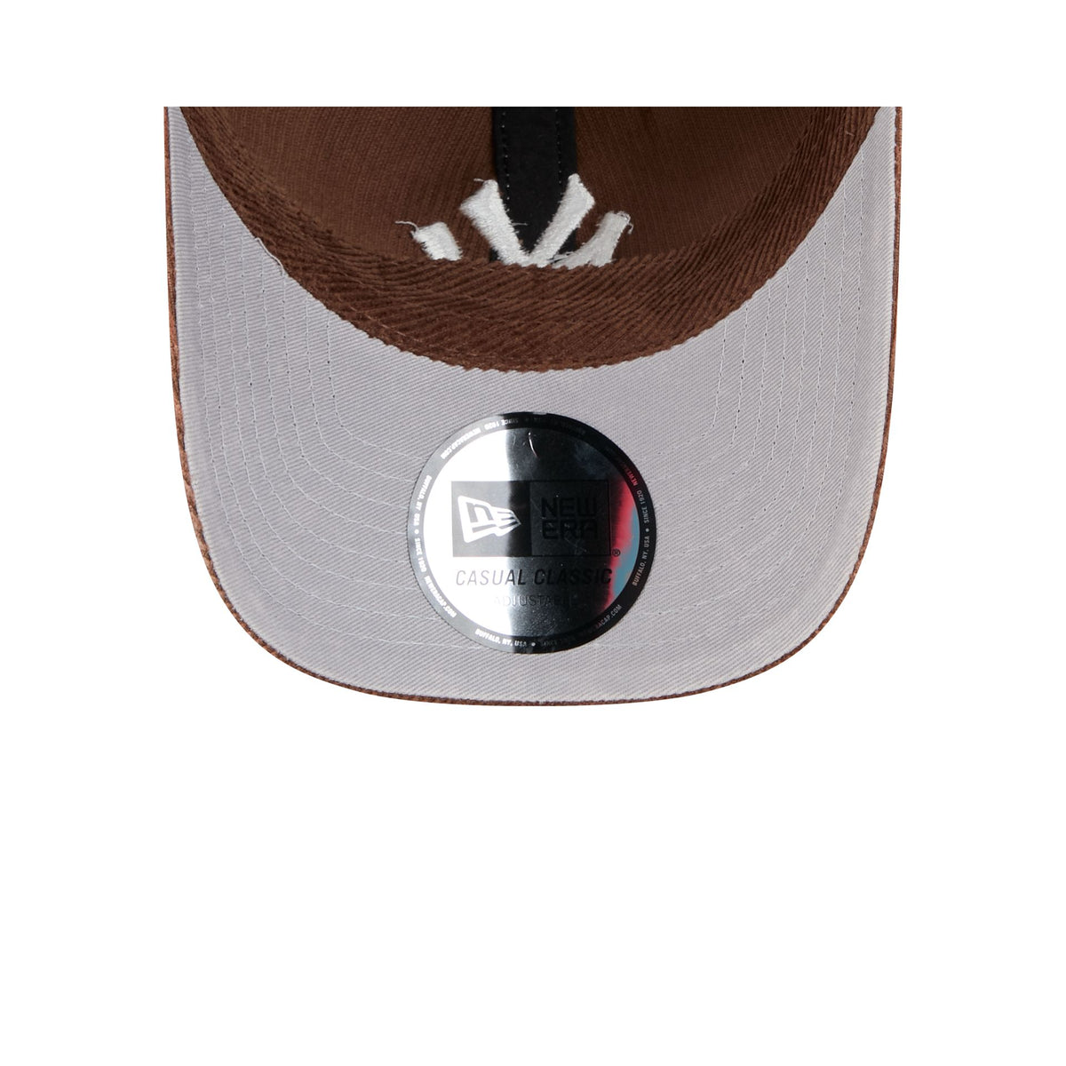 New York Yankees Washed Brown Corduroy Casual Classic Adjustable Hat