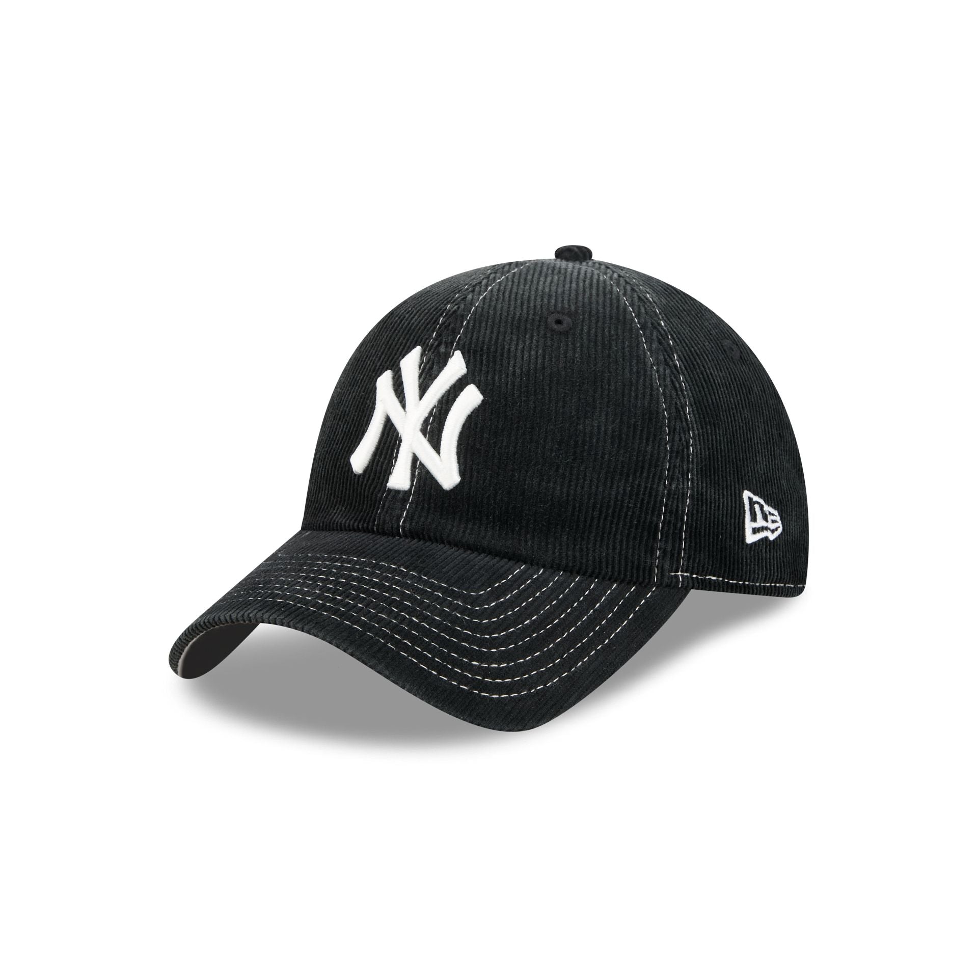 New York Yankees Washed Black Corduroy Casual Classic Adjustable
