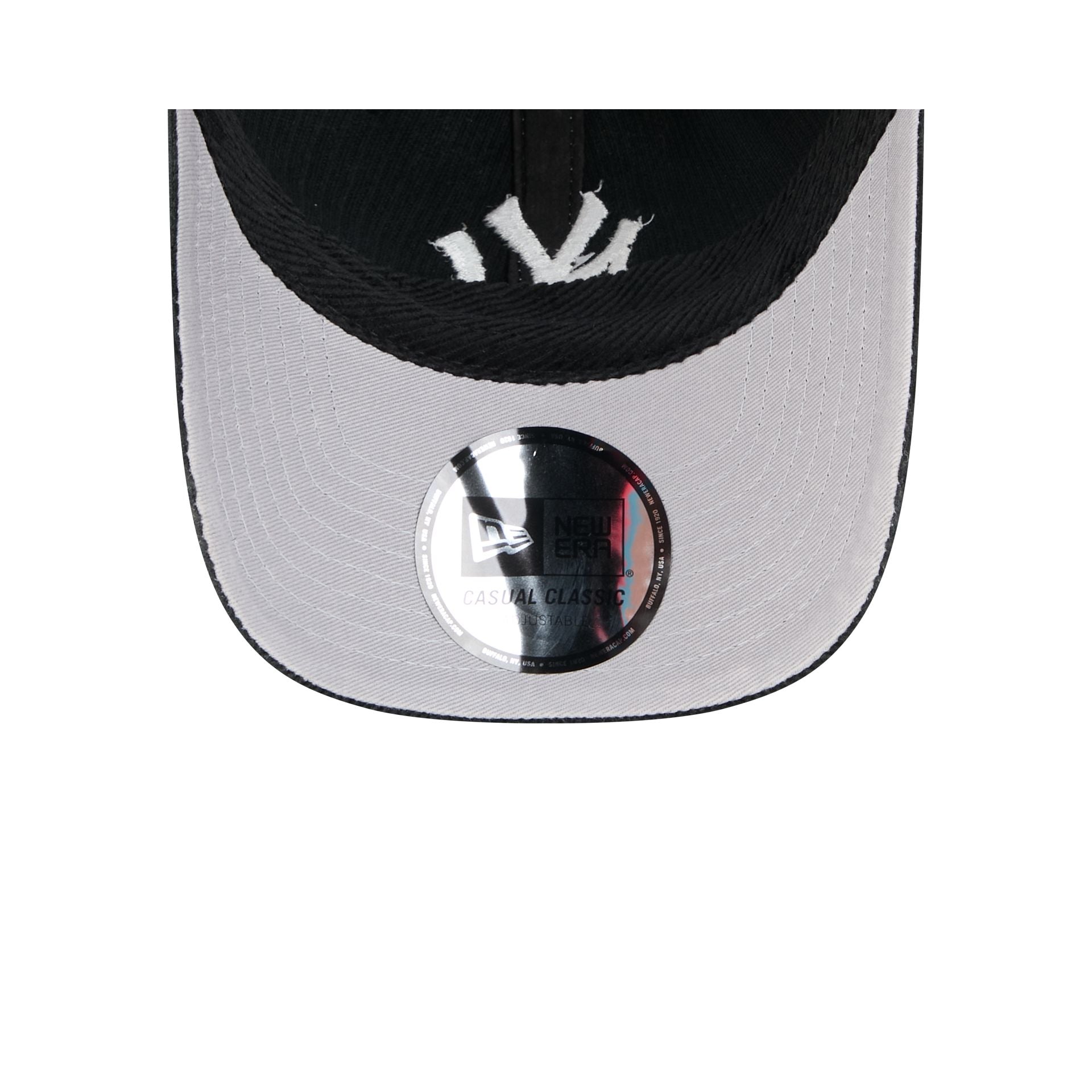 New York Yankees Washed Black Corduroy Casual Classic Adjustable
