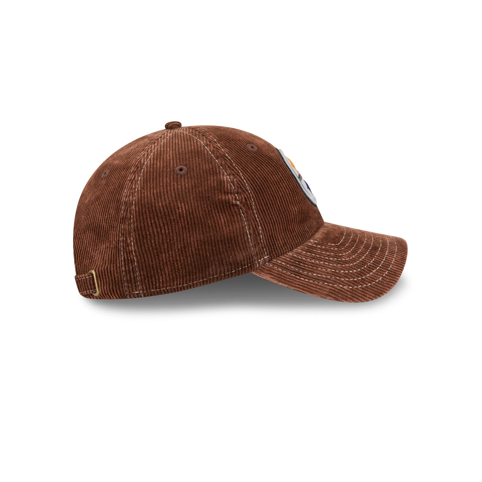 Pittsburgh Steelers Washed Brown Corduroy Casual Classic Adjustable Hat