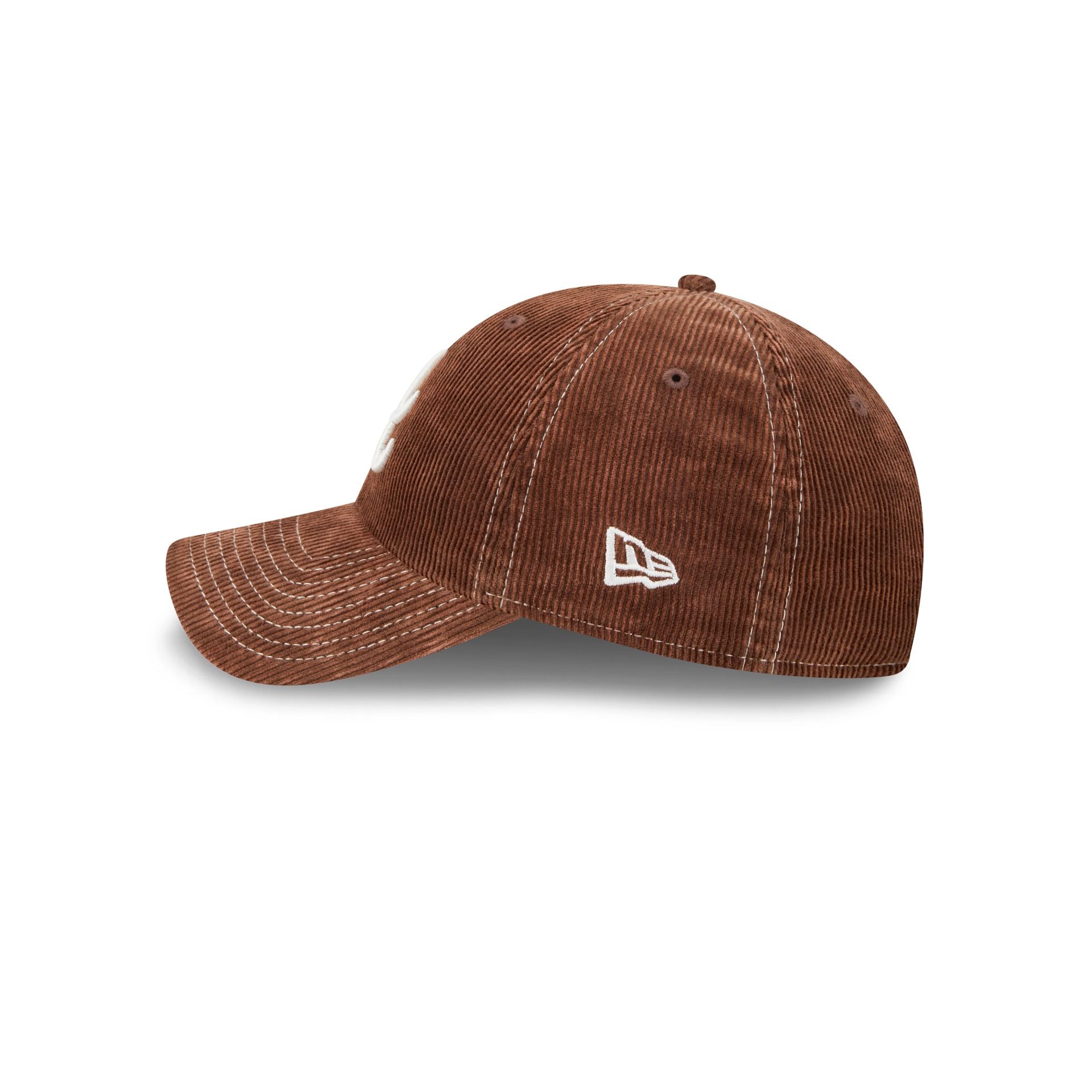 Atlanta Braves Washed Brown Corduroy Casual Classic Adjustable Hat