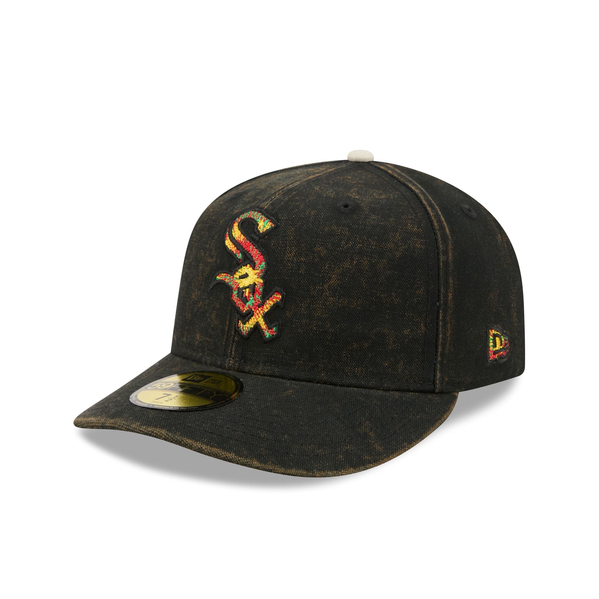 Just Caps Tie Dye Logo Chicago White Sox 59FIFTY Fitted Hat – New
