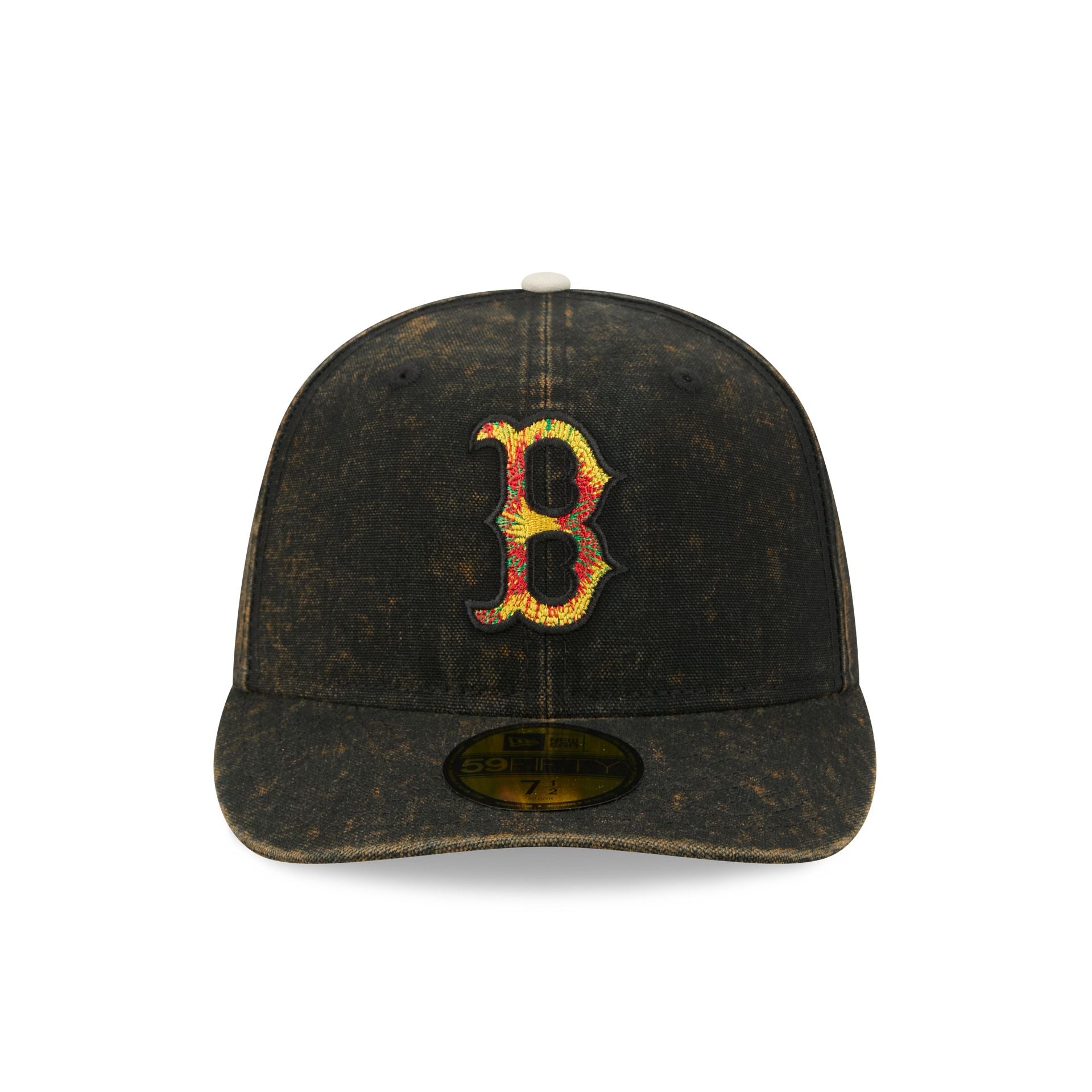 Just Caps Tie Dye Logo Boston Red Sox 59FIFTY Fitted Hat